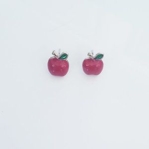 Apple Silver Earrings